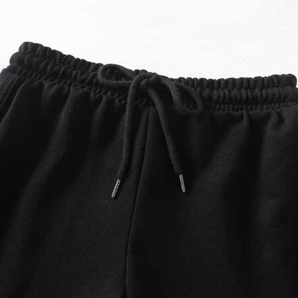 Solid Drawstring Track Shorts - Picture 7 of 8